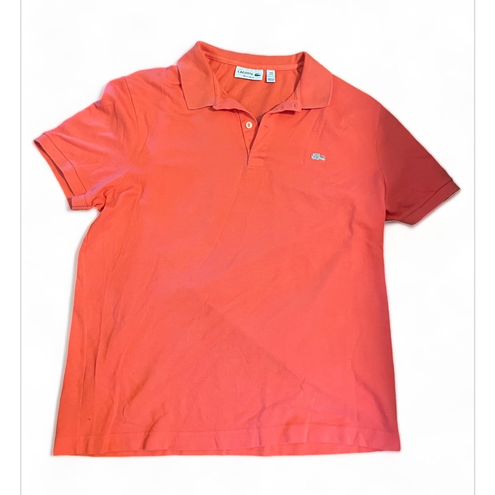 Lacoste
Soft Pink Lacoste Polo Shirt - Small White Logo US XL